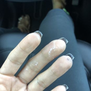 V Nails & Spa - Sloppy work! Is this how you are supposed to leave a nail salon ???!!!! So upset - Nail Salons Near Me - Tolleson, Arizona V Nails & Spa - Sloppy work! Is this how you are supposed to leave a nail salon ???!!!! So upset - Nail Salons Near Me - Tolleson, Arizona