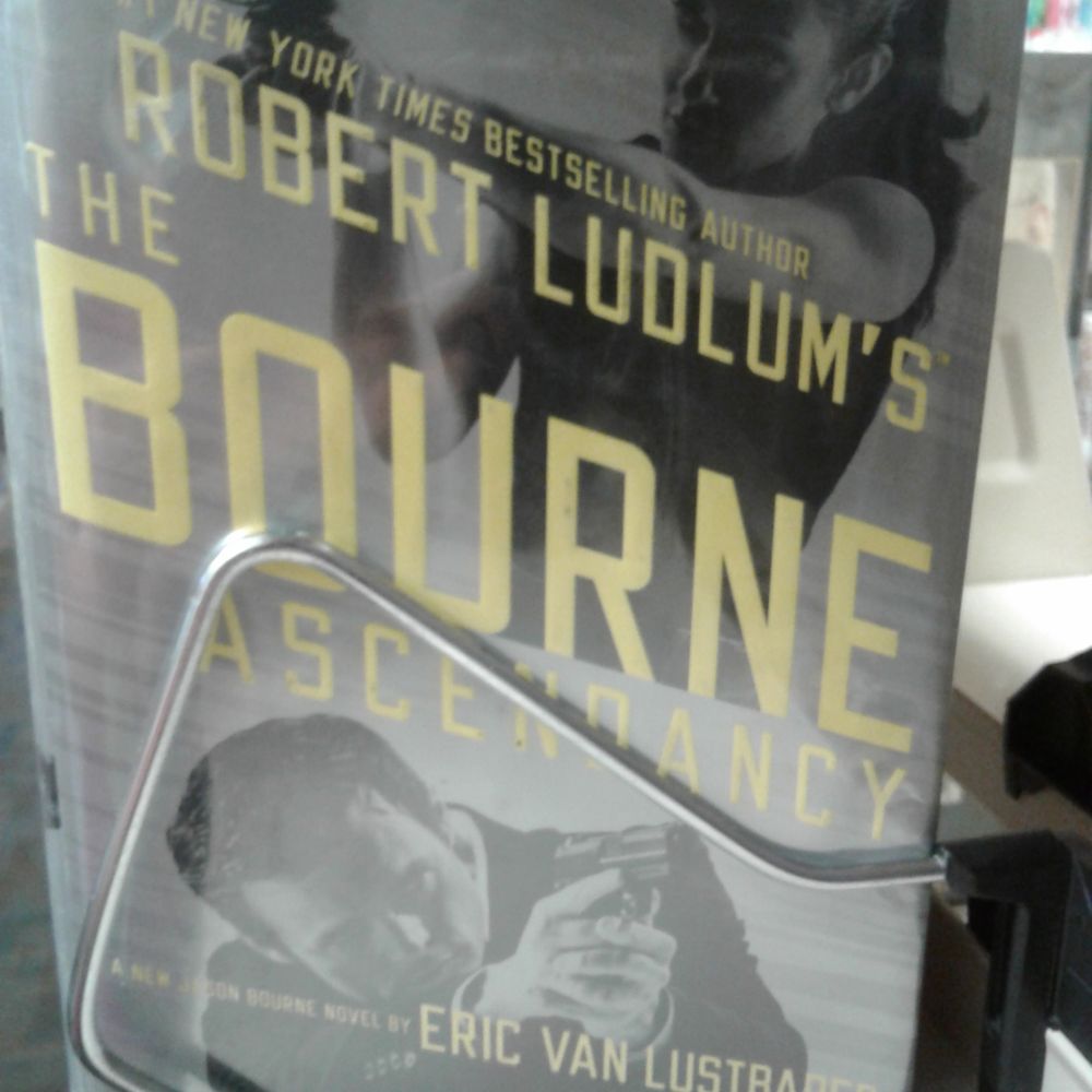 A Jason Bourne book. A Jason Bourne book.