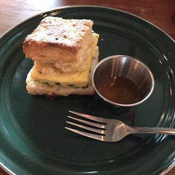 Indy Coffee - Egg and bell pepper scratch biscuit sandwich. Solid choice - Coffee & Tea Near Me - San Antonio, Texas Indy Coffee - Egg and bell pepper scratch biscuit sandwich. Solid choice - Coffee & Tea Near Me - San Antonio, Texas