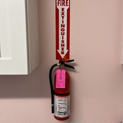 Fewer Fires - Serviced extinguisher