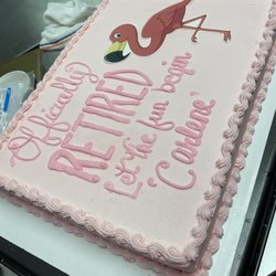 The Bakery - Retirement cake made for my paraprofessional who worked for DCPS for 35 years!!
