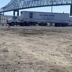 All-State Career School - Essington Trades Campus - Empty lot broken trucks