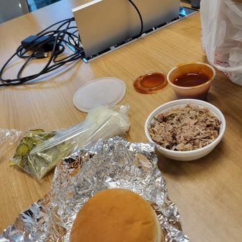 Black's Barbecue Austin - Bbq pulled pork sandwich - Barbeque Near Me - Austin, Texas