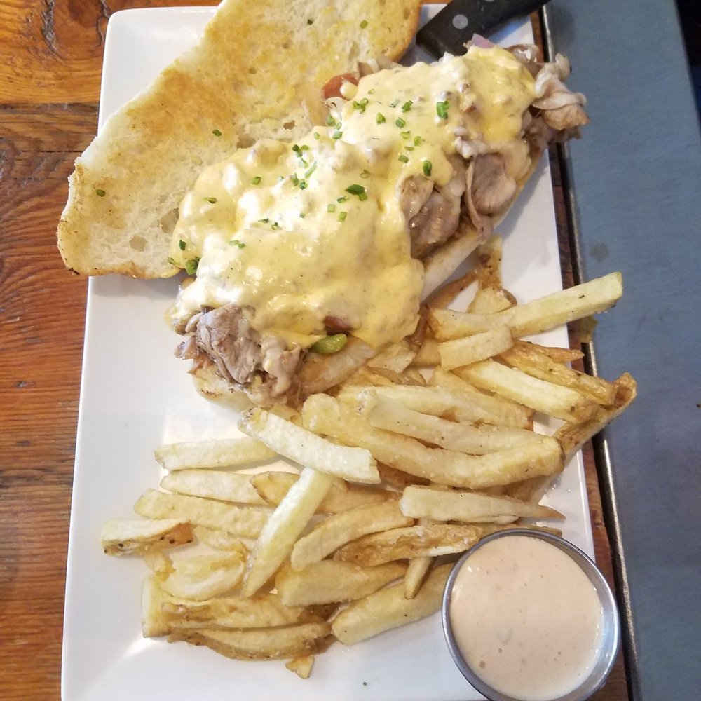 1st Miracle Boutique - Basque Grinder Sandwich, It is lamb with a beer cheese, very tasty! - Women's Clothing Near Me - Meridian, Idaho