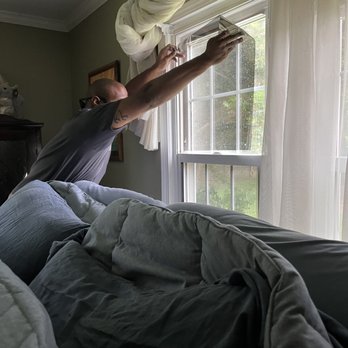 UHS Window Tinting and Blinds - Ken professionally installing the tinting! - Home Window Tinting Near Me - Alpharetta, Georgia UHS Window Tinting and Blinds - Ken professionally installing the tinting! - Home Window Tinting Near Me - Alpharetta, Georgia