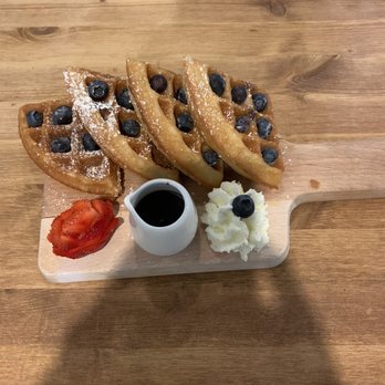 Hide Out Cafe - Blueberry waffle - Coffee & Tea Near Me - Rowland Heights, California Hide Out Cafe - Blueberry waffle - Coffee & Tea Near Me - Rowland Heights, California