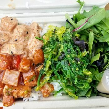 Ono Authentic Hawaiian Poke - Medium Poke w/ Hamachi & Spicy Salmon - Poke Near Me - Edmonds, Washington Ono Authentic Hawaiian Poke - Medium Poke w/ Hamachi & Spicy Salmon - Poke Near Me - Edmonds, Washington