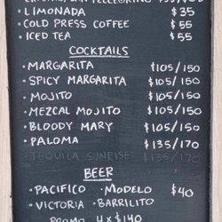 Madera Food & Art - Menu