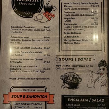 Señor Pan Café Kendall - Menu - Cuban Near Me - Miami, Florida Señor Pan Café Kendall - Menu - Cuban Near Me - Miami, Florida