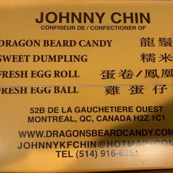 Dragon’s Beard Candy - Egg ball and egg roll was great too - Desserts Near Me - Montreal, Quebec