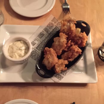 The Revelry - Chicken fried oyster The oysters inside was not completely defrosted - New American Near Me - Rochester, New York The Revelry - Chicken fried oyster The oysters inside was not completely defrosted - New American Near Me - Rochester, New York