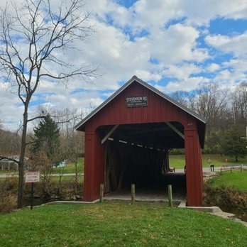 Stevenson Road Covered Bridge - Landmarks & Historical Buildings Near Me - Xenia, Ohio Stevenson Road Covered Bridge - Landmarks & Historical Buildings Near Me - Xenia, Ohio