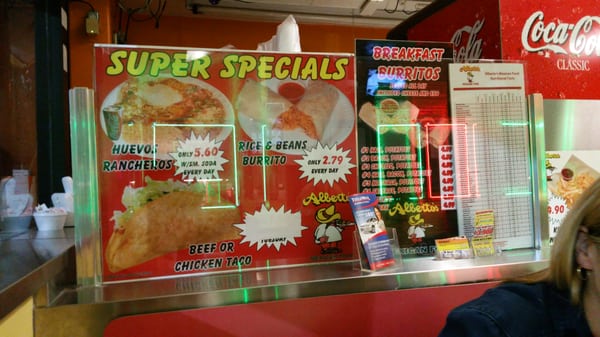 Menu photo 4 Alanbertos San Bernardino, CA