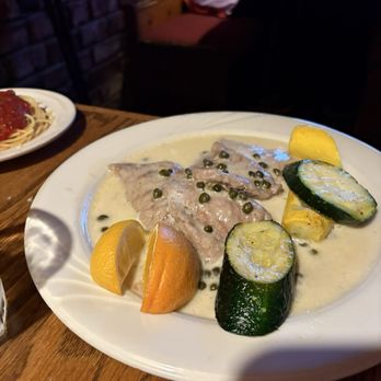Lanza's Restaurant - Veal Picatta - Italian Near Me - Kings Beach, California