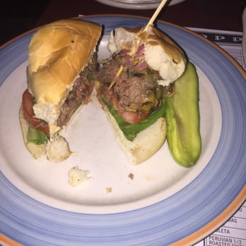 Coppelia - Frita Cubana.. Burger chicharron & roasted pork - Cuban Near Me - New York, New York