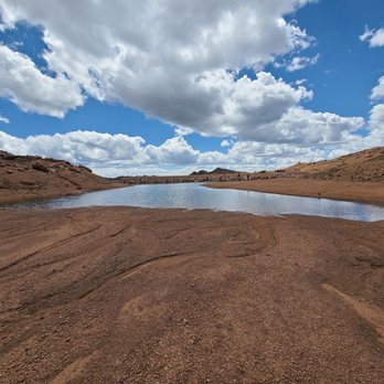 Pikes Peak - America's Mountain - Little lake by the main road to the top - Hiking Near Me - Cascade, Colorado Pikes Peak - America's Mountain - Little lake by the main road to the top - Hiking Near Me - Cascade, Colorado
