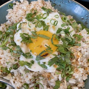 DB Grill - Duck fat fried rice with an egg on top - New American Near Me - Kapolei, Hawaii