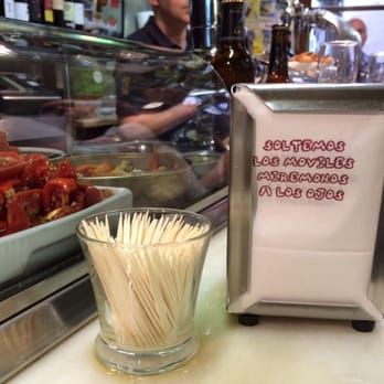 El Xampanyet - What does the napkin say? - Tapas Bars Near Me - Barcelona, B El Xampanyet - What does the napkin say? - Tapas Bars Near Me - Barcelona, B