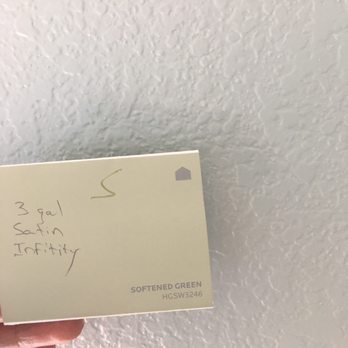 Lowe's Home Improvement - The paper sample of the color we wanted against the color we were given - Hardware Stores Near Me - Killeen, Texas