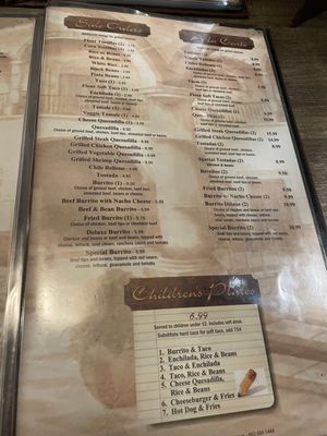 Menu photo 1 La Carreta Mexican Restaurant Manchester, NH