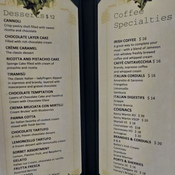 Dante Ristorante - Menu - Italian Near Me - Great Falls, Virginia