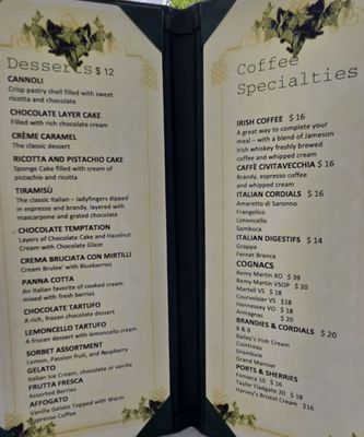 Menu photo 2 Dante Ristorante Great Falls, VA
