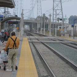 Metropolitan Transit Center - With the many stations across the county and the south bay you can see the many trolleys which have been one works beside the larger train