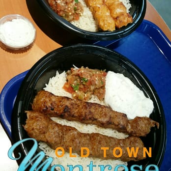 Kebab Daddy - The chicken lule bowl + all beef lule bowl with house salsa & garlic lebni mix sauce. So good! - Mediterranean Near Me - Montrose, California