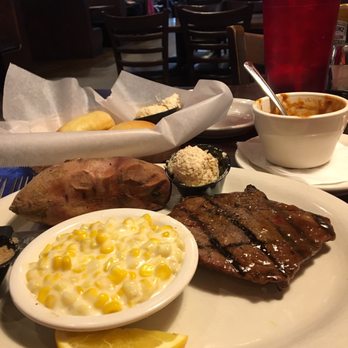 Half Moon Restaurant & Brewery - Steak, sweet potato, corn casserole, made rolls and chili.. mmm - Breweries Near Me - Kokomo, Indiana