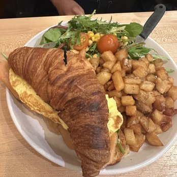 Popping Yolk Cafe - Croissant Smoked Salmon Sandwich - Breakfast & Brunch Near Me - Pasadena, California Popping Yolk Cafe - Croissant Smoked Salmon Sandwich - Breakfast & Brunch Near Me - Pasadena, California