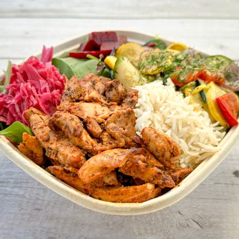 Sumac - Chicken Half & Half Bowl - Mediterranean Near Me - San Francisco, California