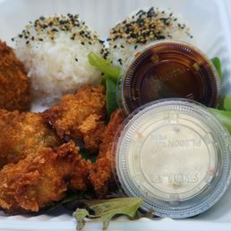 Fried oysters