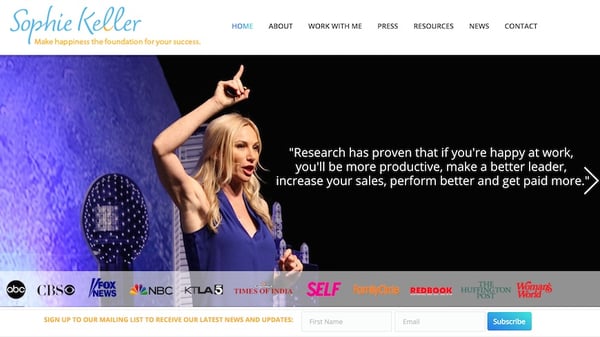 Visualab Design - This is website we did for Sophie Keller Inc. http://sophiekellerinc.com - Los Angeles, CA