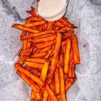 Who's on Third - Sweet Potato Chipotle Cinnamon Fries - Sports Bars Near Me - Milwaukee, Wisconsin
