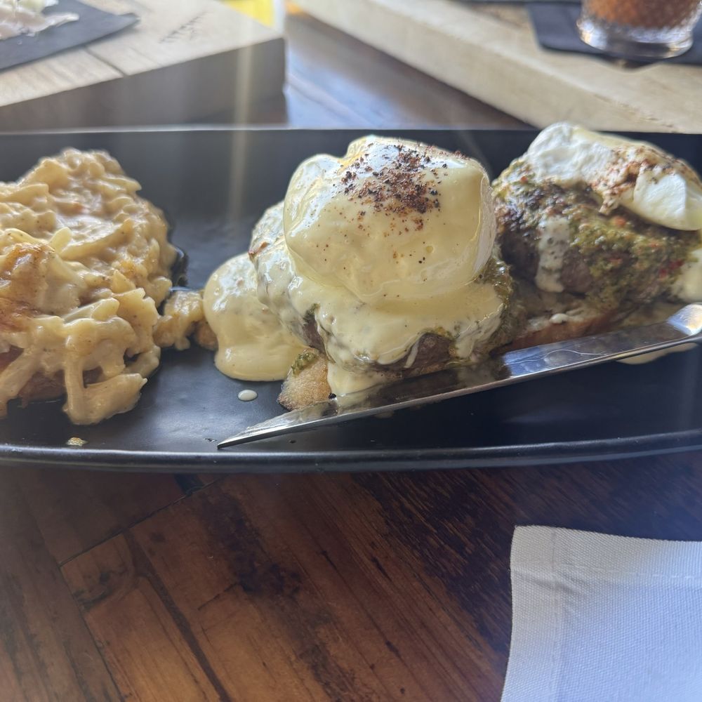 Kitchen and Rail - Filet mignon Benedict ($29) - Bars Near Me - Eagan, Minnesota Kitchen and Rail - Filet mignon Benedict ($29) - Bars Near Me - Eagan, Minnesota