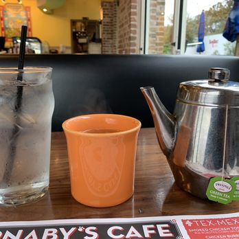 Barnaby's Cafe - Green tea and water - Breakfast & Brunch Near Me - Houston, Texas Barnaby's Cafe - Green tea and water - Breakfast & Brunch Near Me - Houston, Texas