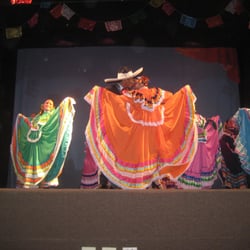 Teatro Universitario Felipe Carrillo Puerto - Vista del escenario. Danza Folklórica