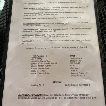 Awedaddys Bar & Grill - Menu - Bars Near Me - Gallatin, Tennessee