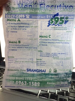 Menu photo 1 Shanghai Buenos Aires, C