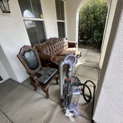 Rocket Junk Removal Services - Same-day junk pickup helping a homeowner reclaim their space without the stress.