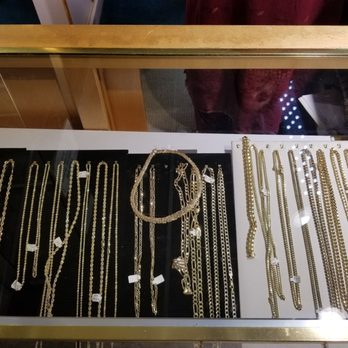 A One Imports - A sample of some of their trays of gold chains in various lengths and price points. - Jewelry Near Me - San Francisco, California