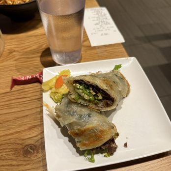 Dough Zone Dumpling House - San Mateo - Beef Pancake Roll (1) 酱香牛肉卷饼 (不辣) - Shanghainese Near Me - San Mateo, California