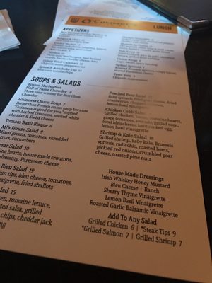 Menu photo 7 M.J. O'Connor's Back Bay Boston, MA Menu photo 7 M.J. O'Connor's Back Bay Boston, MA