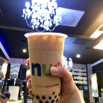 Nu Ice & Drinks - Milk tea with tapioca balls - Desserts Near Me - Houston, Texas Nu Ice & Drinks - Milk tea with tapioca balls - Desserts Near Me - Houston, Texas
