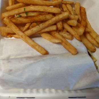 Tahina - Chicken Shawarma with extra crispy fries. - Mediterranean Near Me - Alameda, California Tahina - Chicken Shawarma with extra crispy fries. - Mediterranean Near Me - Alameda, California