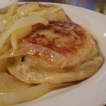 Starlite Lounge - Pierogis swimming in butter and onions. - American Near Me - Pittsburgh, Pennsylvania Starlite Lounge - Pierogis swimming in butter and onions. - American Near Me - Pittsburgh, Pennsylvania