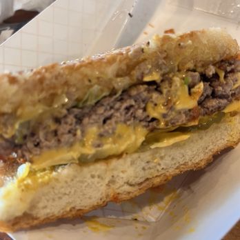 Red Wagon BBQ - Cheese burger - Barbeque Near Me - Waco, Texas