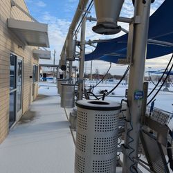 ClearWater Express Wash - Outside office during snow!