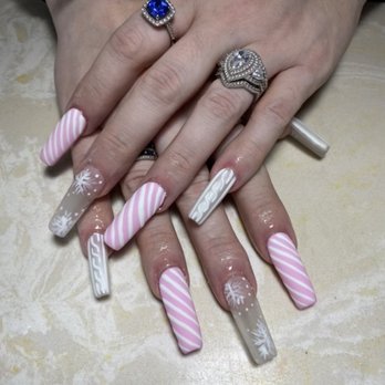 Labelle Nails Bar - Acrylic Nails from one of my customers - Nail Salons Near Me - Houston, Texas Labelle Nails Bar - Acrylic Nails from one of my customers - Nail Salons Near Me - Houston, Texas