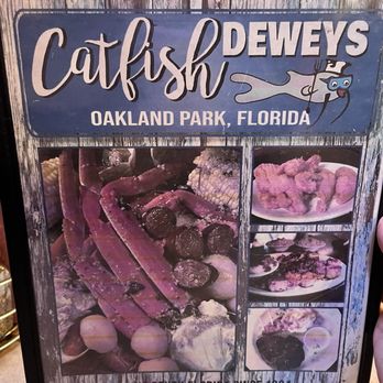 Catfish Deweys - Menu cover - Seafood Near Me - Oakland Park, Florida